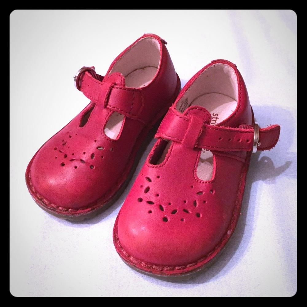 Stride Rite Red Leather shoes size 7.5